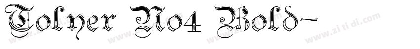 Tolyer No4 Bold字体转换